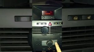 Как узнать температуру двигателя Astra H, с дисплеем TID