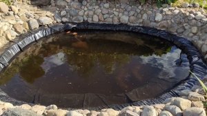 Устройство пруда. Каскад из камней для водопада. Раскрываю секрет борьбы с зеленой водой в пруду.