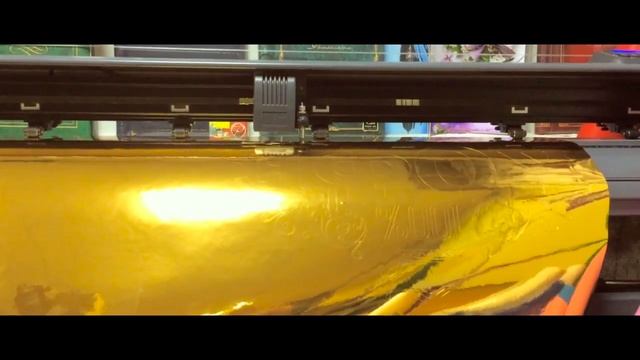 Режущий плоттер - резка рекламной наклейки смотреть онлайн