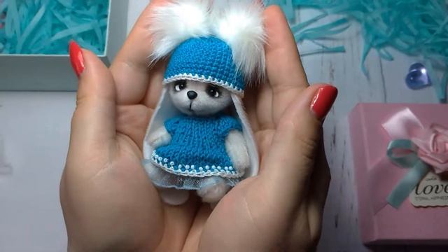 Зайка, игрушка. Ручная работа. смотреть онлайн