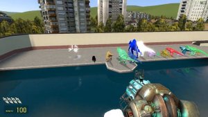 ALL MONSTER DINOSAURS vs NPC in Garry's Mod!