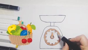 Как нарисовать весы How to draw a scales Как нарисовать милые рисунки