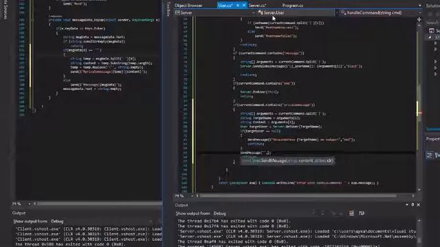 Создаем сетевой чат C# v2 смотреть онлайн