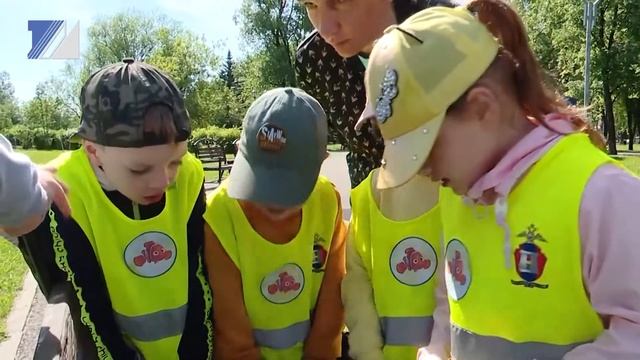 На Аллее сказок провели для ребятишек квест-игру смотреть онлайн