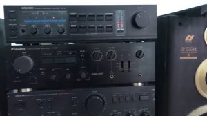Speaker Sansui Model S-700Di 3 way, Amplified Kenwood Model:KA94, Power cons: 100W