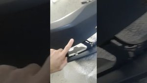 как переставил омыватели фар в бампере.