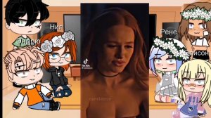 реакция трилогии "все ради игры" на Сестру Нила |Gacha Club