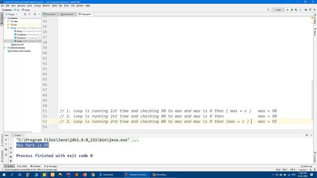 ARRAYS & LOOPS LESSON 4 . JAVA IN INTELLIJ IDEA 2020 смотреть онлайн