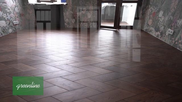 Геометрический паркет Greenline. "Итальянская плетёнка". смотреть онлайн