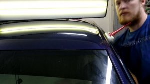 Ремонт крыши Упал снег.Удаление вмятин без покраски