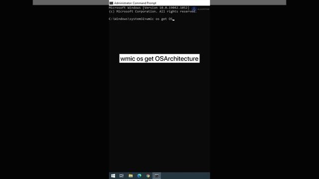 How to find Windows is 32bit or 64bit with Command Prompt (CMD) #shorts