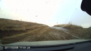 Рено Колеос по грязи с песком