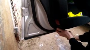 Как снять обшивку карту передней двери MERCEDES W211/demontaz boczka drzwi przod/door panel removal