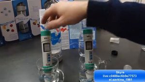 Проверяем воду из Водородной бутылки Neos Redox Alkastone
