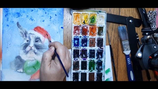 Рисуем зайца, символ 2023 года смотреть онлайн