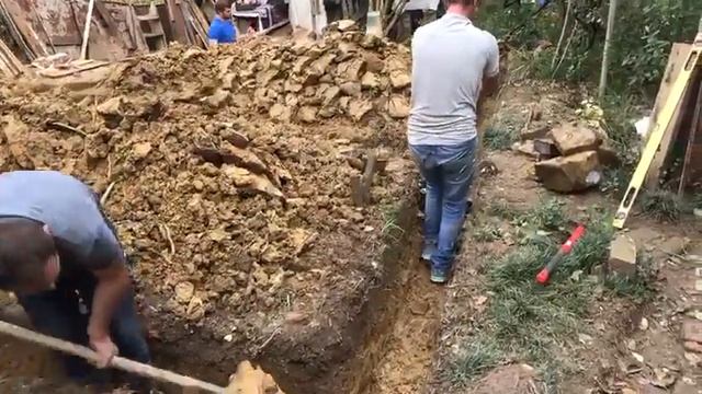 Разработка грунта под фундамент смотреть онлайн