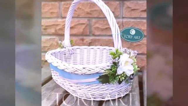 DIY.Корзина. Оформленая корзина своими руками _ на Пасху