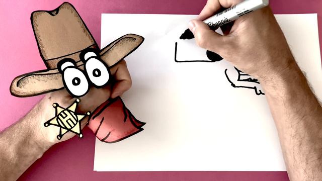 Draw a cartoon dog with a jetpack! Easy step by step tutorial! Art project for kids! смотреть онлайн
