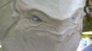 Sculpting Urdnot Wrex from Mass Effect