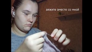 вязаный свитер крючком ???