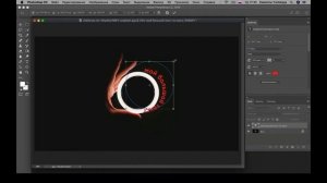 Как написать текст по кругу в Фотошопе
