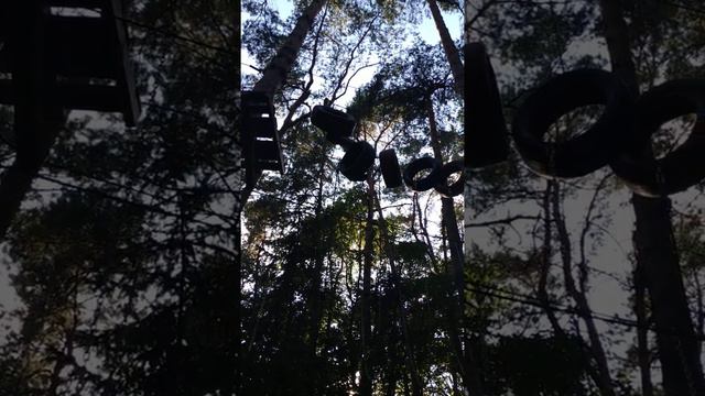 Парк Челюскинцев веревочный городок " ТАРЗАНИЯ " смотреть онлайн