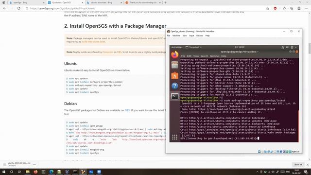 Installing Open5GS and UERANSIM on UBUNTU- Virtualbox смотреть онлайн