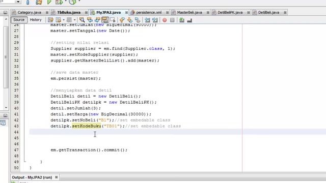 Mapping composite Key in JPA смотреть онлайн