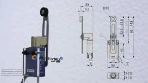 ZCMD37L1 + ZCE01 + ZCY45 Концевой выключатель ZCM D37L1 + ZCE 01 + ZCY 45