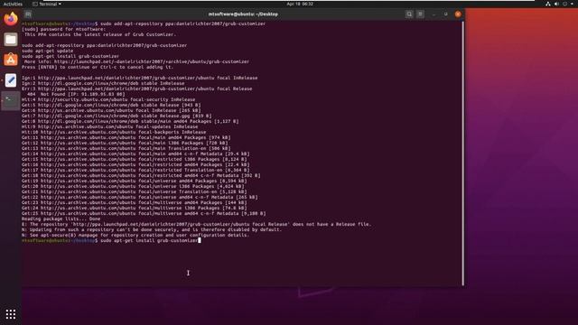 How To Install Grub Customizer on Ubuntu 20.04 смотреть онлайн