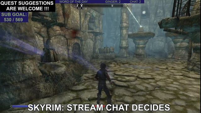 SKYRIM ! CHAT DECIDES QUESTS - Let's Play! смотреть онлайн