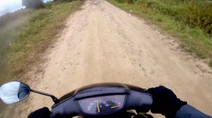 БЕЗДОРОЖЬЕ НА СКУТЕРЕ/ОФФРОАД НА СКУТЕРЕ ХОНДА ДИО