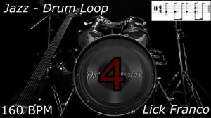 Jazz Drum metronome Loop 160 BPM