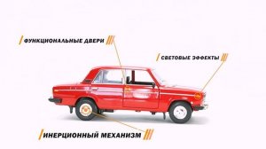 Машина металлическая LADA, Технопарк VAZ-2106-R