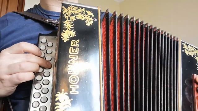 Диатоническая гармонь Hohner после реставрации
