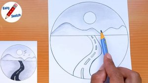 How To Draw: Beautiful Open Road Landscape