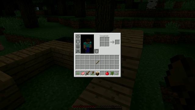 Minecraft выживание часть 1. Как скрафтить верстак,топор,меч и сундук? смотреть онлайн