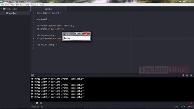 python gui with tkinter - classes with tkinter - python tkinter gui tutorial - Python beginners - 3