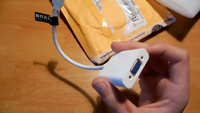 #41 Обзор посылки с Китая, Переходник Конвентер с Hdmi на VGA