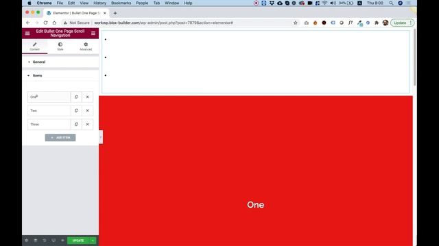 One Page Scroll Navigation Menu Widget for Elementor смотреть онлайн