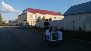 Велорикша,Российский вариант. Покатушки.Велорикша дарит хорошее настроение!!