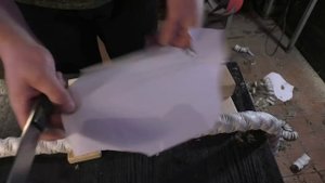 Тест 95Х18Н переточен на руках на 26 градусов на карбиде кремния. Как и ожидалось...