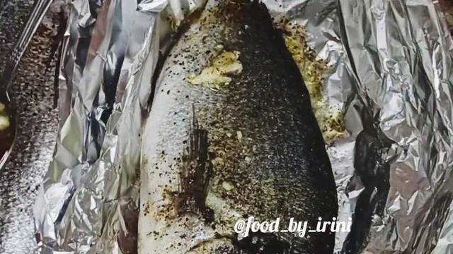 МОРСКОЙ ЛЕЩ В ФОЛЬГЕ В ДУХОВКЕ
