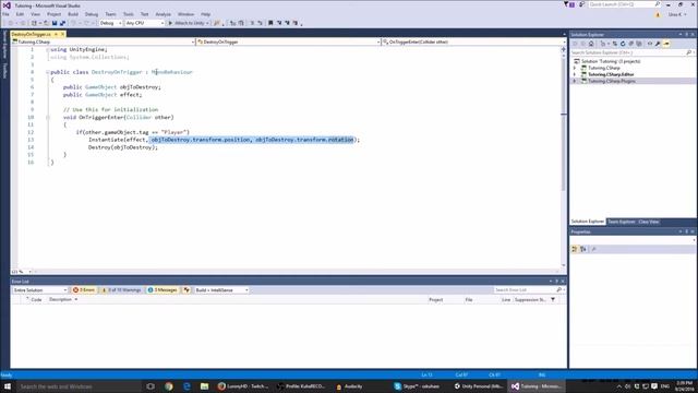 How to Destroy Objects on Trigger in Unity 5 смотреть онлайн