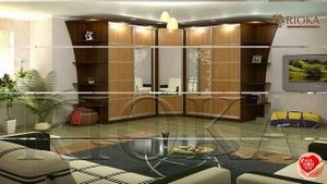 Угловые шкафы в гостиную