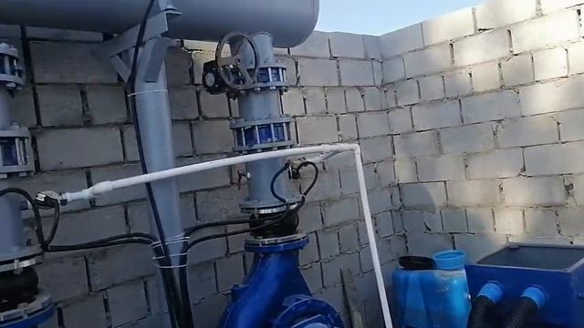 Насос 800куб. Эбара первый запуск. Для орошения полей. смотреть онлайн