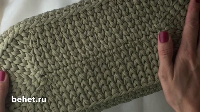 Видео обзор сумки-тоут из трикотажной пряжи. смотреть онлайн