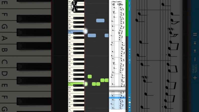 Russian Folk Song - Ludwig van Beethoven #piano #pianocover #pianotutorial #synthesia