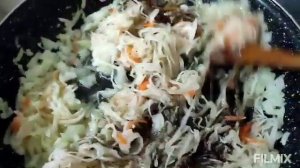 пирожки с самым хрустящим и мягким тестом и с безумно вкусной начинкой( квашеная капуста с мясом )