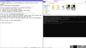 YoutubePlaylistDownloader Program by Python on youtube-dl